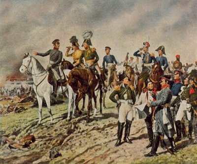 The Battle of the Nations near Leipzig by Wilhelm Werner Schuch