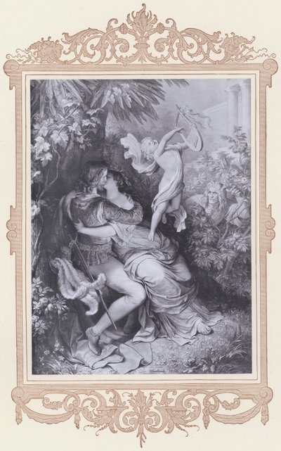 Helena, Faust (lithograph) by Wilhelm von (after) Kaulbach