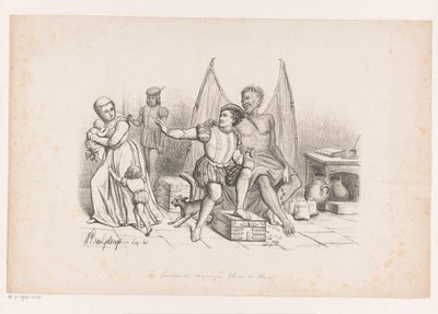 Man Possessed by Greed by Wilhelmus Petrus van Geldorp