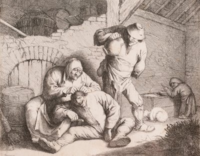 Lice Remover, after Anthonie Victoryns by Willem Basse