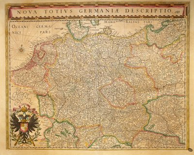 Hodierna Germany from Theatrum Orbis Terrarum by Willem Blaeu
