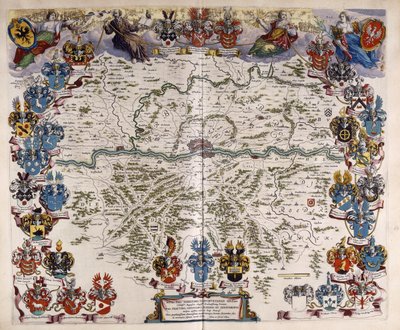 Map of Germany by Willem Blaeu