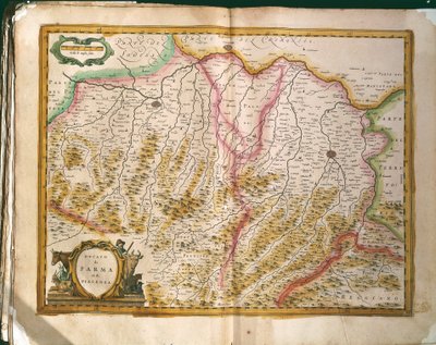 Map of The Dukedom of Parma by Willem Blaeu
