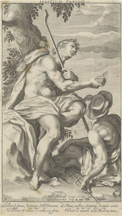 Paris and Mercury by Willem Isaacsz. van Swanenburg