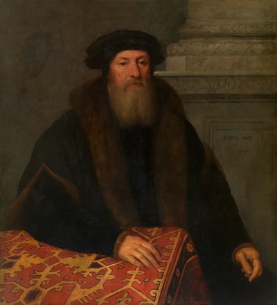Portrait of a man by Willem Key