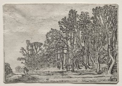 The Set of the Landscapes: Two Plank-Hedges by Willem Pietersz Buytewech