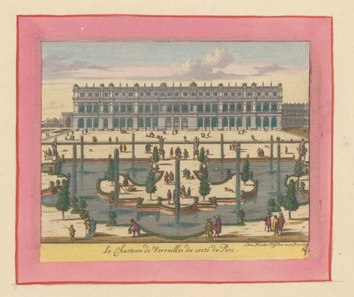 View of the Palace of Versailles from the Side of the Park and Gardens by Willem Swidde