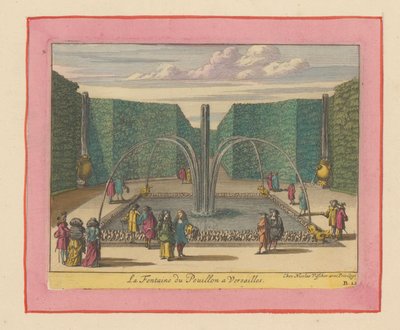 Fountain of Pouillon in the Gardens of Versailles by Willem Swidde