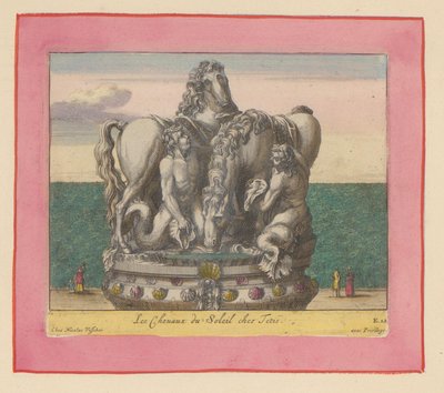 Statue of the Horses of the Sun Attended by Two Tritons by Willem Swidde