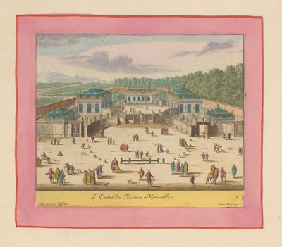 Entrance to the Grand Trianon at Versailles by Willem Swidde