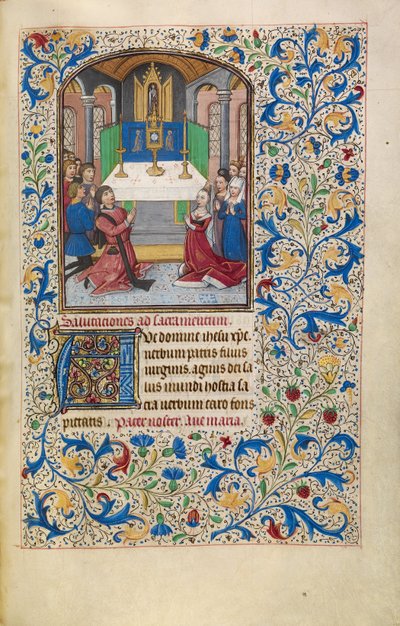 The Adoration of the Eucharist by Willem Vrelant