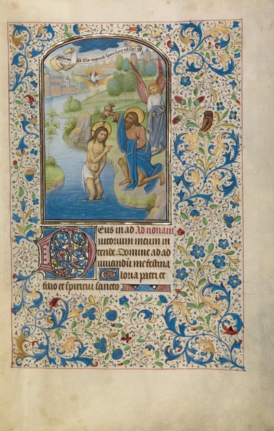 The Baptism of Christ by Willem Vrelant