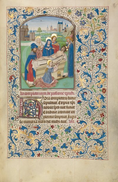 The Entombment by Willem Vrelant