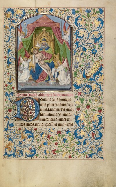 The Throne of Grace Trinity by Willem Vrelant