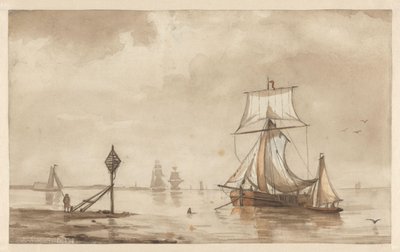 Ships by a Headland by Willem Witsen