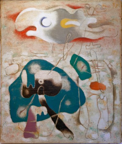 Eidos with Large Amoeba by Willi Baumeister