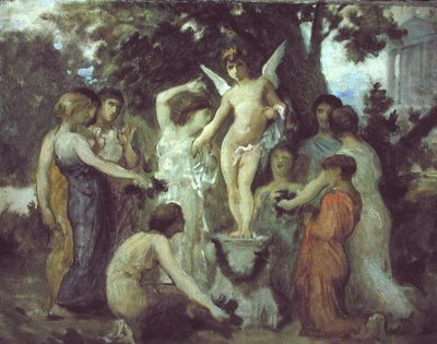 Offering to Cupid by William Adolphe Bouguereau