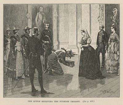 The Queen receiving the Burmese embassy by William Barnes Wollen