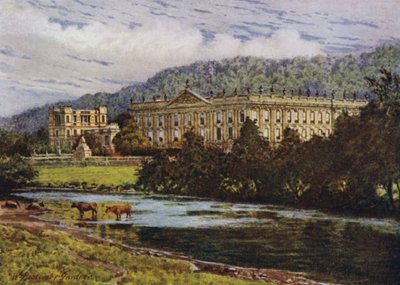 Chatsworth from the Derwent by William Biscombe Gardner