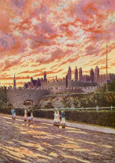 The Close of a Stormy Day, Deal Castle by William Biscombe Gardner