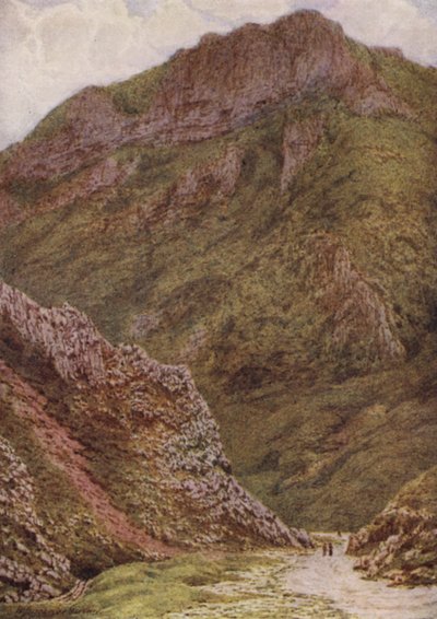 The Lion Rock in the Winnats, between Castleton and Edale by William Biscombe Gardner