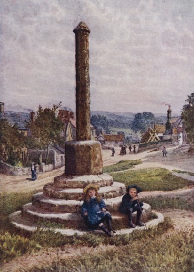 The Old Cross, Great Longstone by William Biscombe Gardner