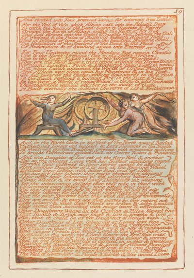 And formed into Four precious stones... (Plate 59) by William Blake