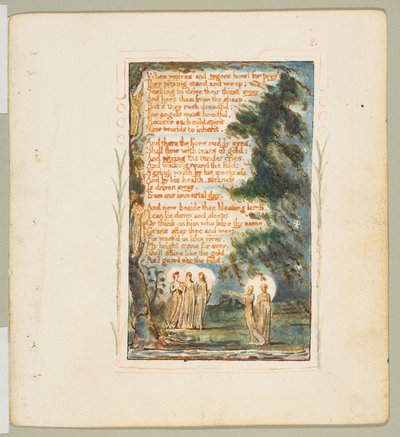 Songs of Innocence and of Experience: Night Second Plate: When Wolves and Tigers Howl by William Blake