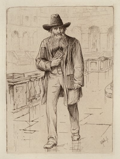 Alexander Campbell Fraser, Professor of Logic and Metaphysics (engraving) by William Brassey (after) Hole