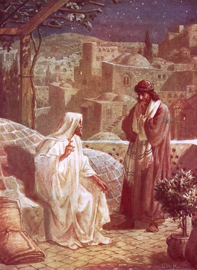 Jesus in Conversation with Nicodemus by William Brassey Hole