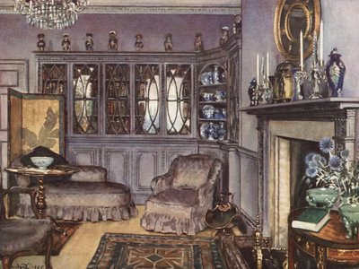 Interior Decoration: A Sitting-Room in Mauve-Grey by William Bruce Ellis Ranken