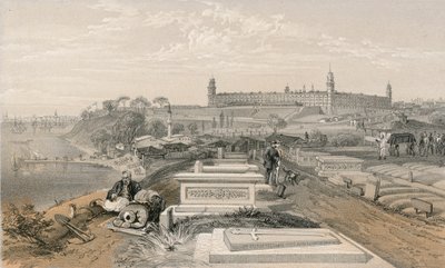 Hospital and Cemetery at Scutari by William Crimea Simpson