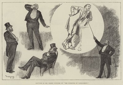 Lecture by Mr Harry Furniss on The Humours of Parliament by William Douglas Almond