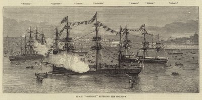 HMY Osborne entering the Harbour by William Edward Atkins