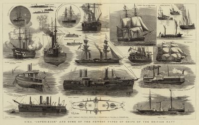 HMS Imperieuse and Some of the Newest Types of the Ships of the British Navy by William Edward Atkins