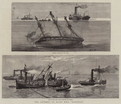 The Attempt to Raise HMS Eurydice by William Edward Atkins