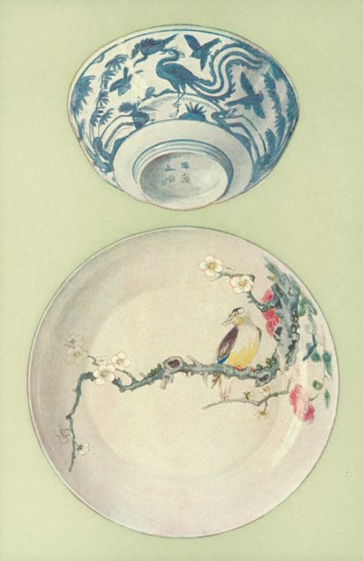 Bowl, Period of Chia Ching, and Plate, Period of Young Cheng, Chinese by William Gibb
