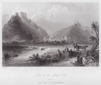 Scene in the Altmuhl-thal, Bavaria by William H. Bartlett
