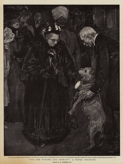 For the Widows and Orphans, A Royal Donation by William Hatherell