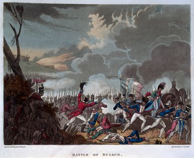 Battle of Busaco on 27th September 1810, Engraved by J.C. Stadler, Published 1818 by William Heath