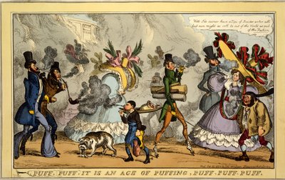 Puff, Puff, it is an age of puffing, Puff, Puff, Puff by William Heath