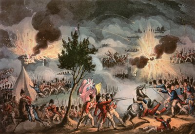The Sortie from Bayonne, at Three in the Morning, on the 14th April, 1814, engraved by Thomas Sutherland by William Heath