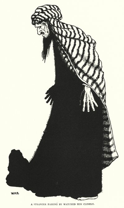 A Stranger Passing By Watched Him Closely by William Heath Robinson