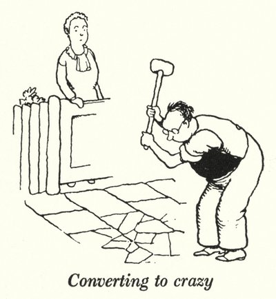 Converting to crazy by William Heath Robinson