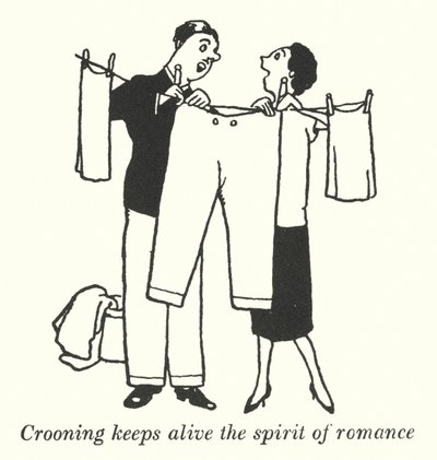 Crooning Keeps Alive the Spirit of Romance by William Heath Robinson