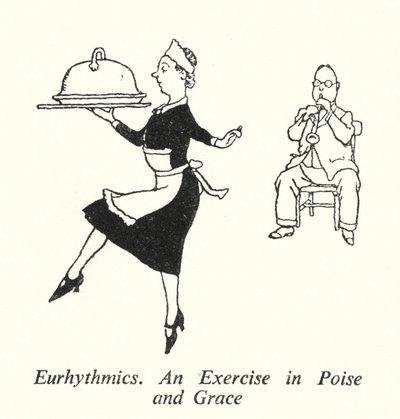 Eurhythmics, An Exercise in Poise and Grace by William Heath Robinson