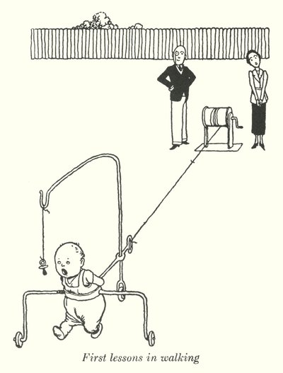 First lessons in walking by William Heath Robinson