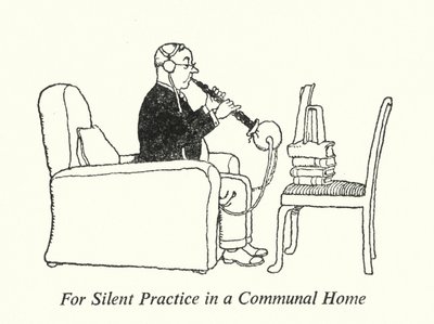 For Silent Practice in a Communal Home by William Heath Robinson