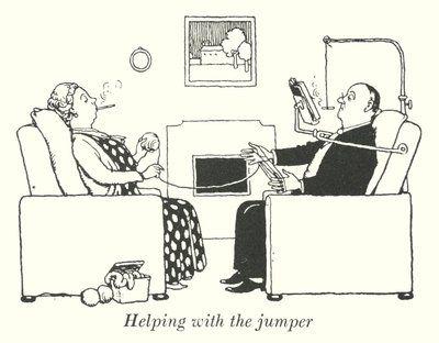 Helping with the Jumper by William Heath Robinson