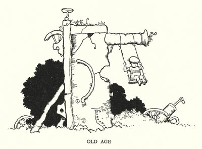 Illustration for Railway Ribaldry by W Heath Robinson by William Heath Robinson